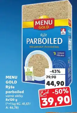 Kaufland MENU GOLD Rýže parboiled nabídka