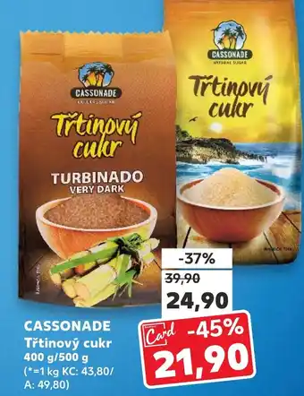 Kaufland CASSONADE Třtinový cukr nabídka