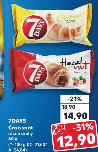 Kaufland 7DAYS Croissant nabídka