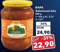 Kaufland RAPA Zeleninové lečo nabídka