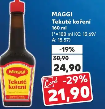 Kaufland MAGGI Tekuté koření nabídka