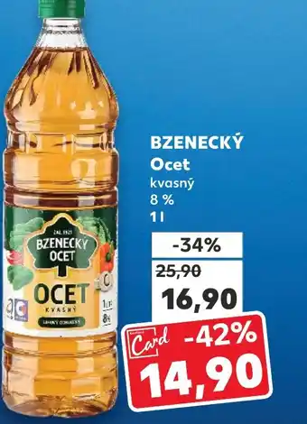 Kaufland BZENECKÝ Ocet kvasný 8% nabídka