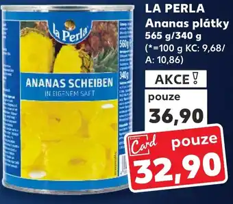 Kaufland LA PERLA Ananas plátky nabídka