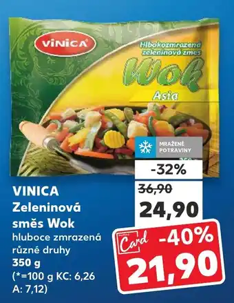 Kaufland VINICA Zeleninová směs Wok nabídka