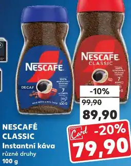 Kaufland NESCAFÉ CLASSIC Instantní káva nabídka