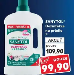 Kaufland SANYTOL² Dezinfekce na prádlo nabídka