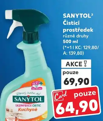 Kaufland SANYTOL Čisticí prostředek nabídka