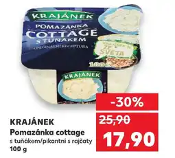 Kaufland KRAJÁNEK Pomazánka cottage nabídka