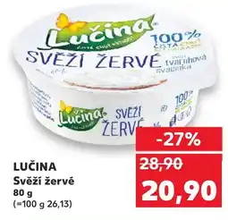 Kaufland LUČINA Svěží žervé nabídka