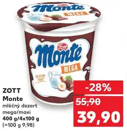 Kaufland ZOTT Monte nabídka