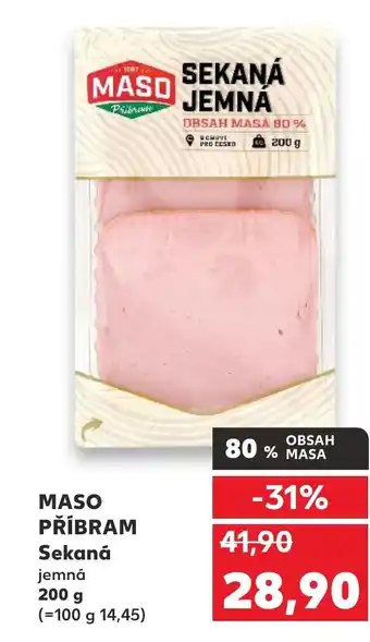 Kaufland MASO PŘÍBRAM Sekaná nabídka