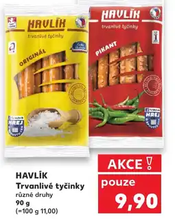 Kaufland HAVLÍK Trvanlivé tyčinky nabídka