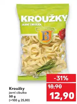 Kaufland Kroužky jarní cibulka nabídka