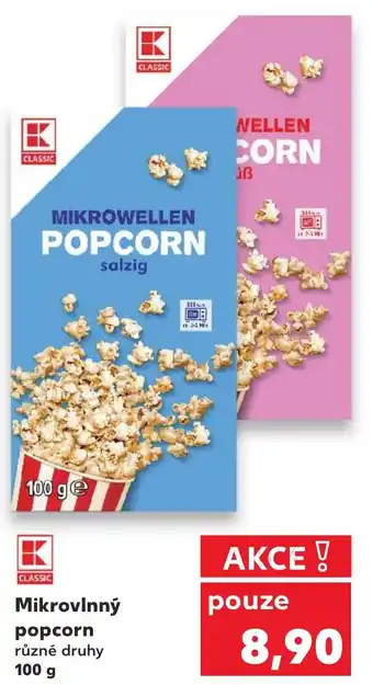 Kaufland Mikrovlnný popcorn nabídka