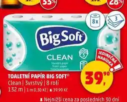 Penny Market TOALETNÍ PAPÍR BIG SOFT, 8 rolí nabídka