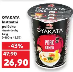 Kaufland OYAKATA Instantní polévka nabídka