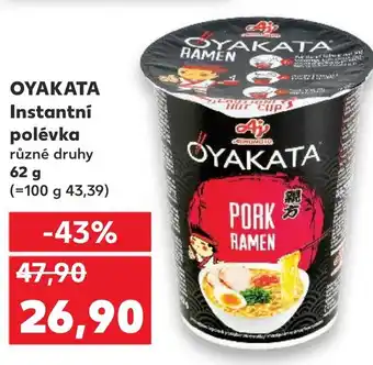 Kaufland OYAKATA Instantní polévka nabídka