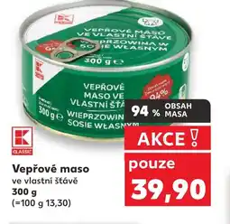 Kaufland Vepřové maso nabídka