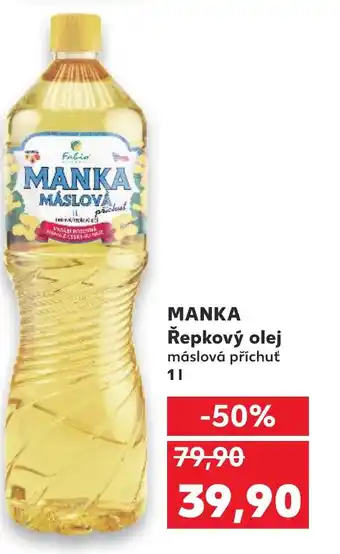 Kaufland MANKA Řepkový olej nabídka