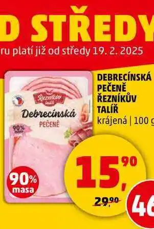 Penny Market DEBRECÍNSKÁ PEČENĚ ŘEZNÍKŮV TALÍŘ, 100 g nabídka