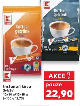 Kaufland Instantní káva 3v1/2v1 nabídka