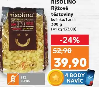 Kaufland RISOLINO Rýžové těstoviny nabídka