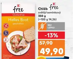 Kaufland Chléb světlý/semínkový nabídka