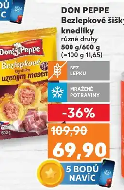 Kaufland DON PEPPE Bezlepkové šišky/ knedlíky nabídka