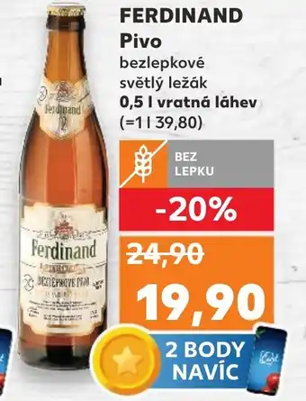 Kaufland FERDINAND Pivo nabídka