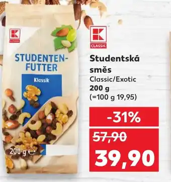 Kaufland Studentská směs nabídka