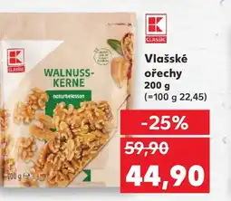 Kaufland Vlašské ořechy nabídka