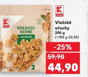 Kaufland Vlašské ořechy nabídka