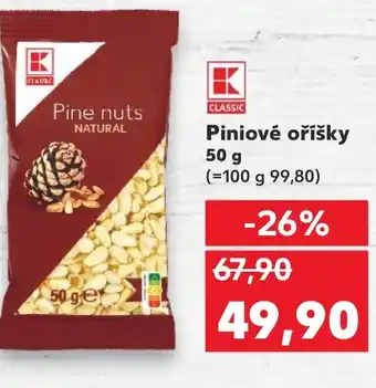 Kaufland Piniové oříšky nabídka