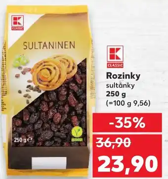 Kaufland Rozinky sultánky nabídka