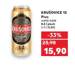 Kaufland KRUŠOVICE 12 Pivo nabídka