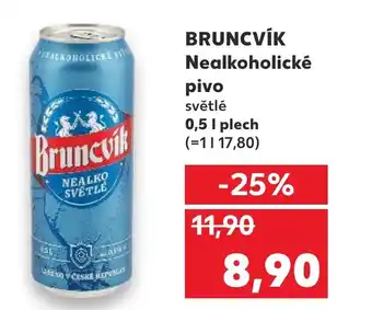 Kaufland BRUNCVÍK Nealkoholické pivo světlé nabídka