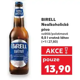 Kaufland BIRELL Nealkoholické pivo nabídka