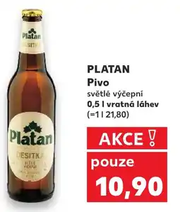 Kaufland PLATAN Pivo nabídka