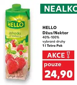 Kaufland HELLO Džus/Nektar nabídka