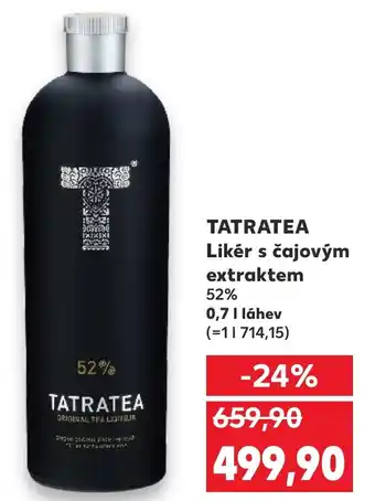 Kaufland TATRATEA Likér s čajovým extraktem nabídka