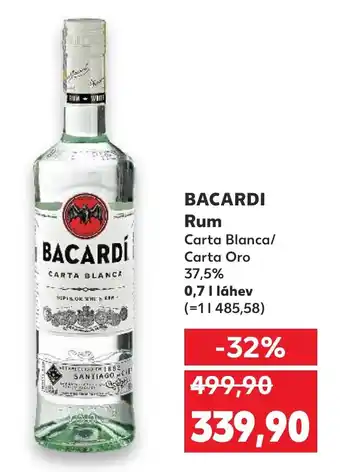 Kaufland BACARDI Rum nabídka