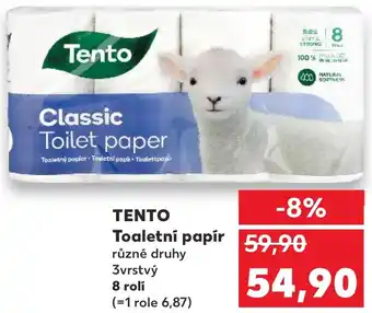 Kaufland TENTO Toaletní papír nabídka