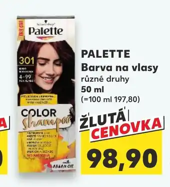 Kaufland PALETTE Barva na vlasy nabídka