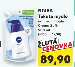 Kaufland NIVEA Tekuté mýdlo nabídka