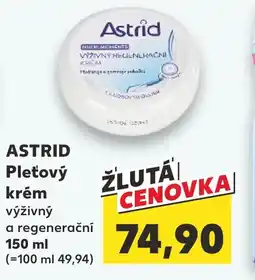 Kaufland ASTRID Pleťový krém nabídka