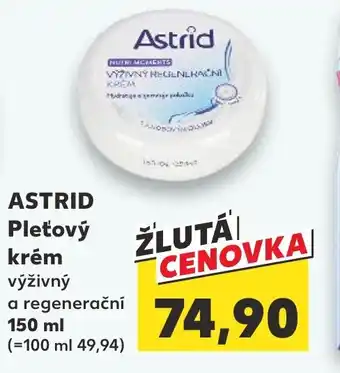 Kaufland ASTRID Pleťový krém nabídka