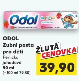 Kaufland ODOL Zubní pasta pro děti nabídka