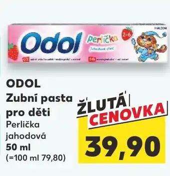 Kaufland ODOL Zubní pasta pro děti nabídka