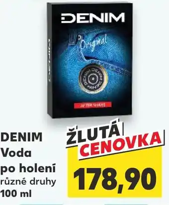 Kaufland DENIM Voda po holení nabídka