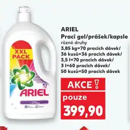 Kaufland ARIEL Prací gel/prášek/kapsle nabídka